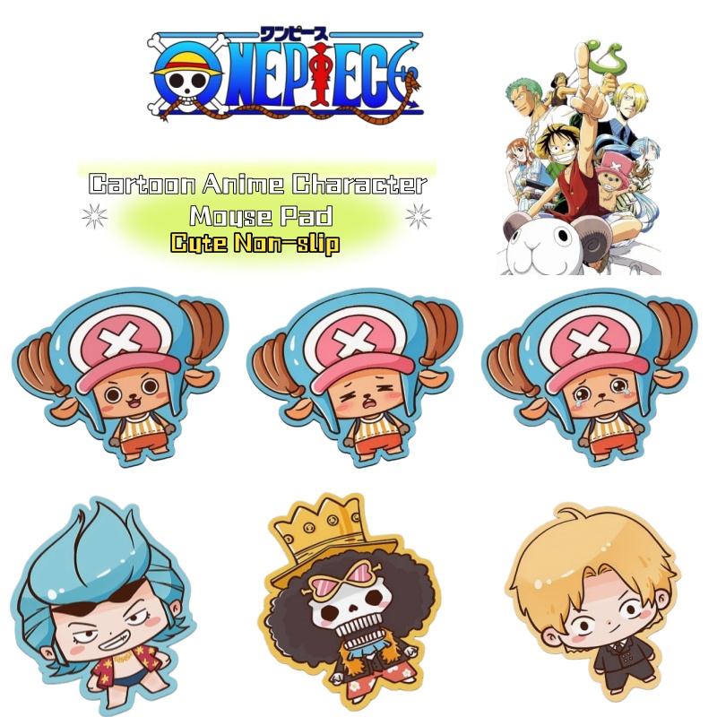 Laptop Editing Accessories - Mouse Pad de Personagem de Anime