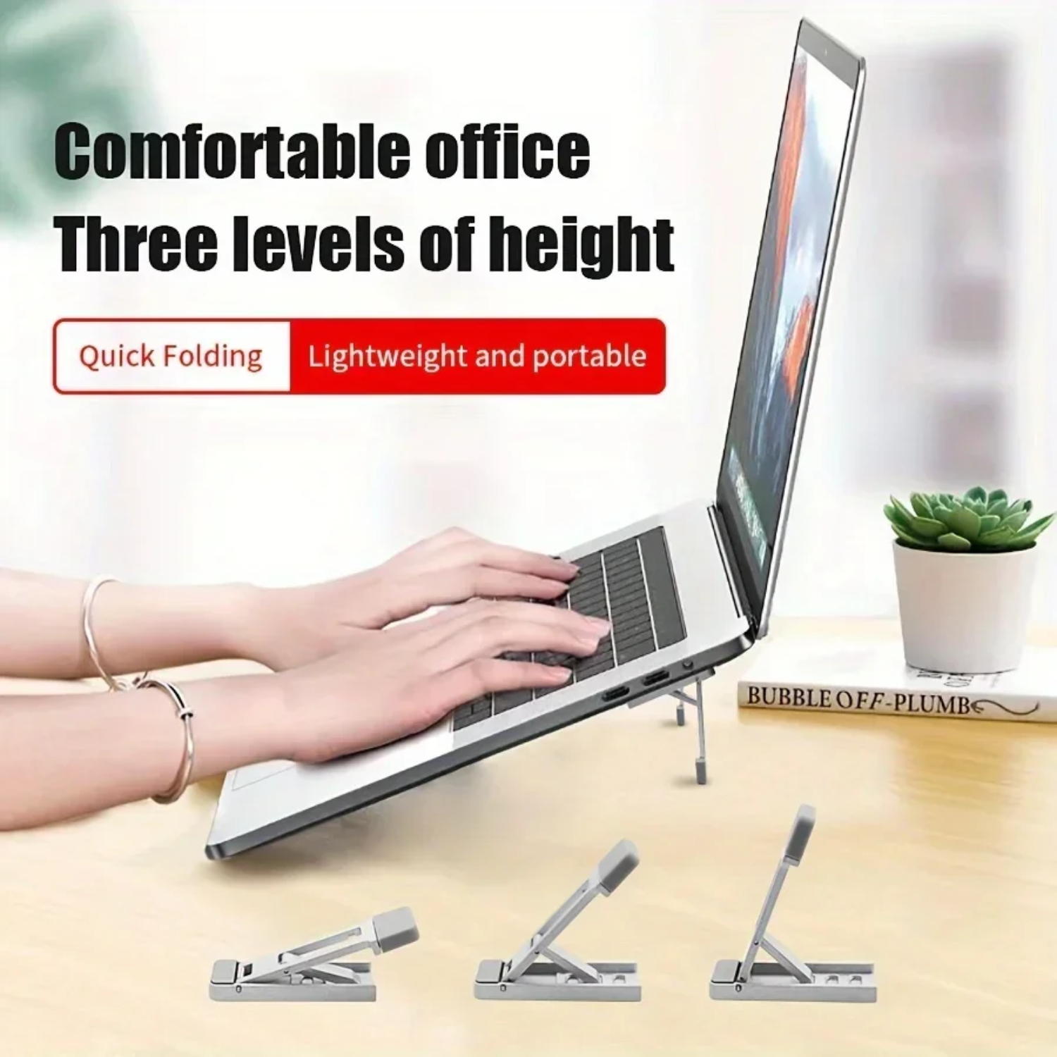 Laptop Stand Portable - Suporte para laptop portátil de 2