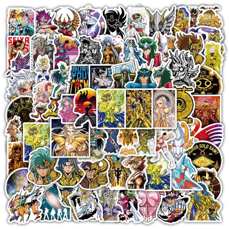 Laptop Editing Accessories - 101 Adesivos de Anime Saint Seiya