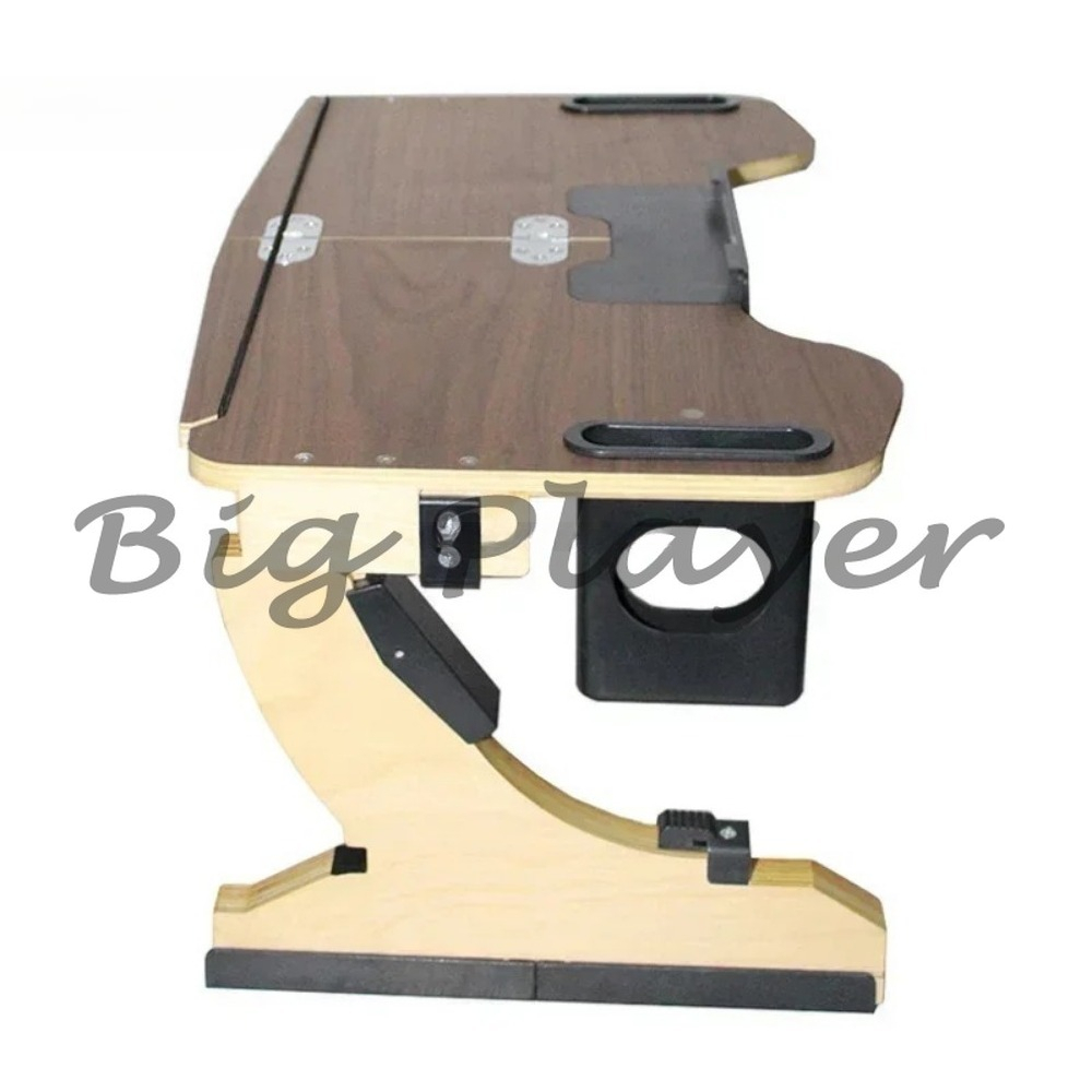 Laptop Stand Portable - Mesa de Laptop de Madeira Multifuncional