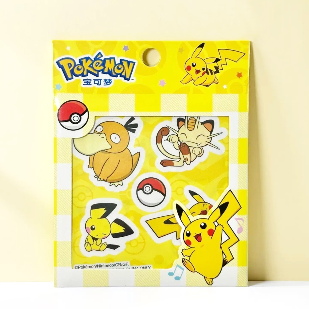 Laptop Editing Accessories - 10 Adesivos Originais Pikachu Pokémon Charmander