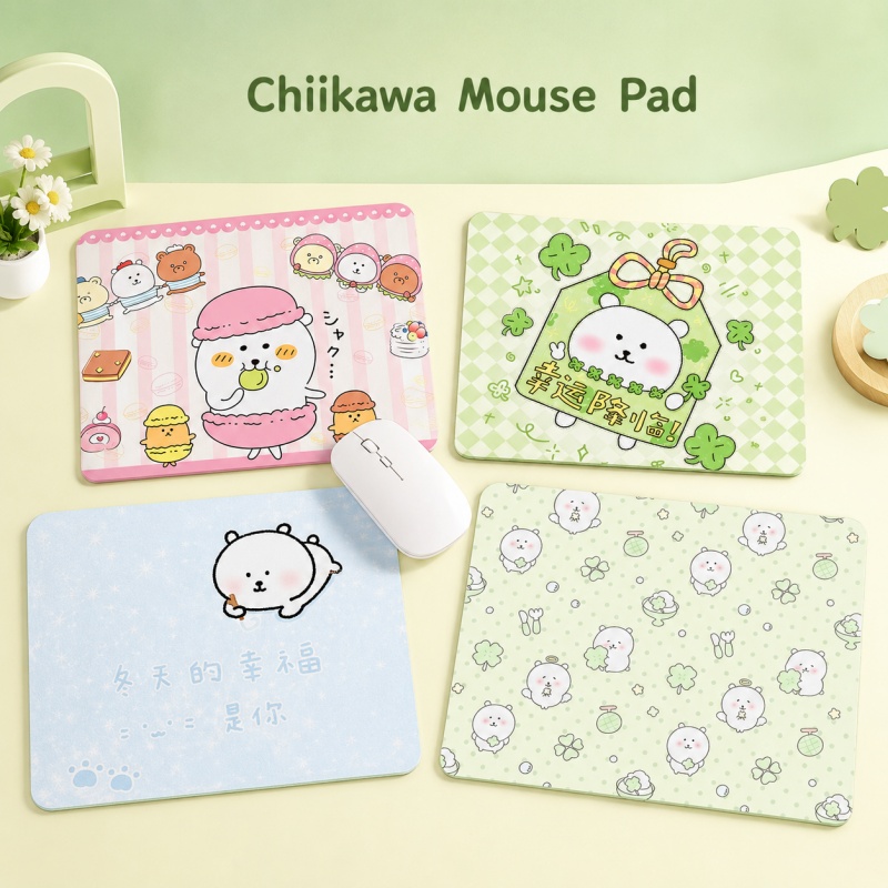 Laptop Editing Accessories - Mouse Pad Kawaii Chiikawa Joke Bear