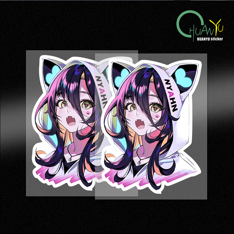 Laptop Accessories Cool - Futuro estilo bonito anime menina cabeça