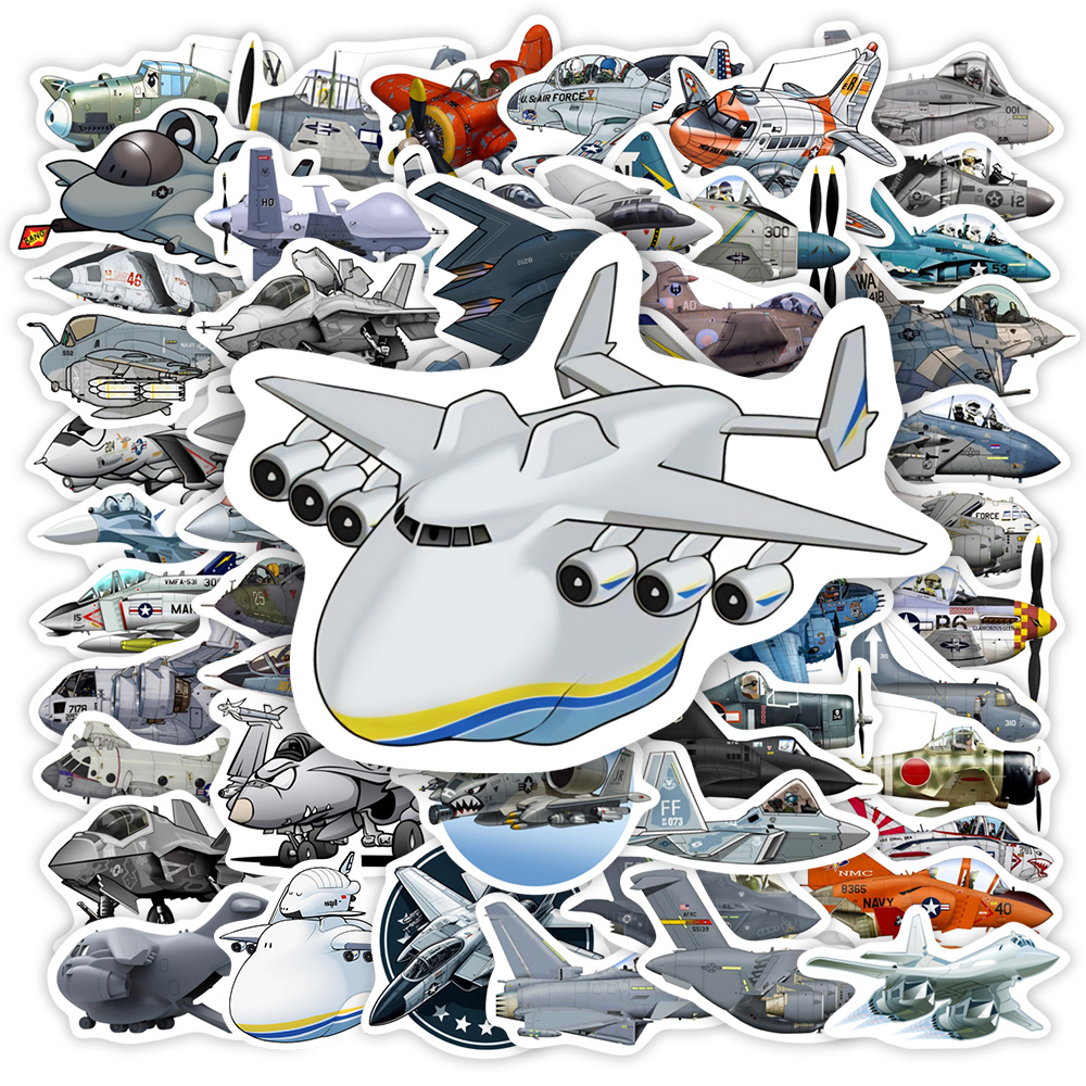 Laptop Accessories Cool - Adesivos de Avião de Caça Estilosos,