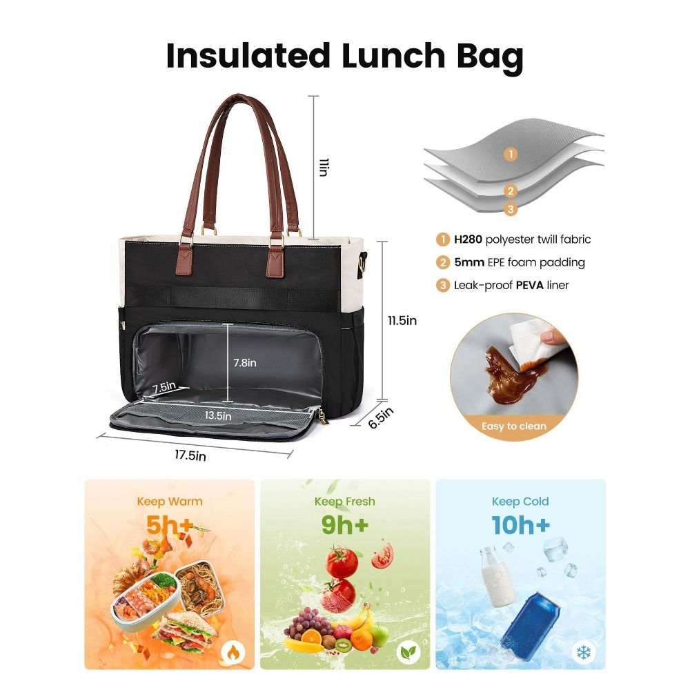 Bolsa Térmica Grande com Capac - Laptop Accessories Organizer Bag avaliação e preço
