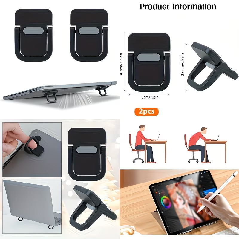 Suporte para laptop, 2 unidade - Laptop Stand Portable avaliação e preço