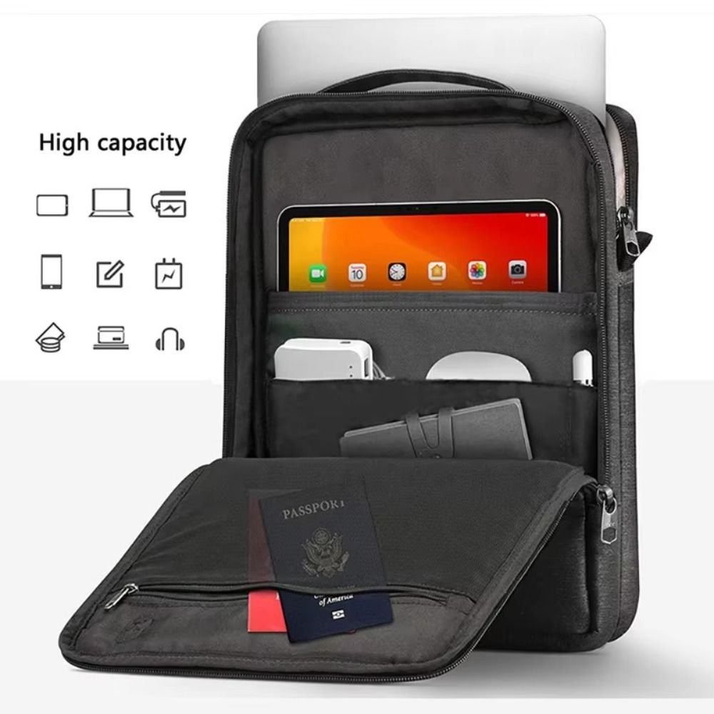 Novo 13.3-15.4 polegada portát - Laptop Accessories Organizer Bag avaliação e preço