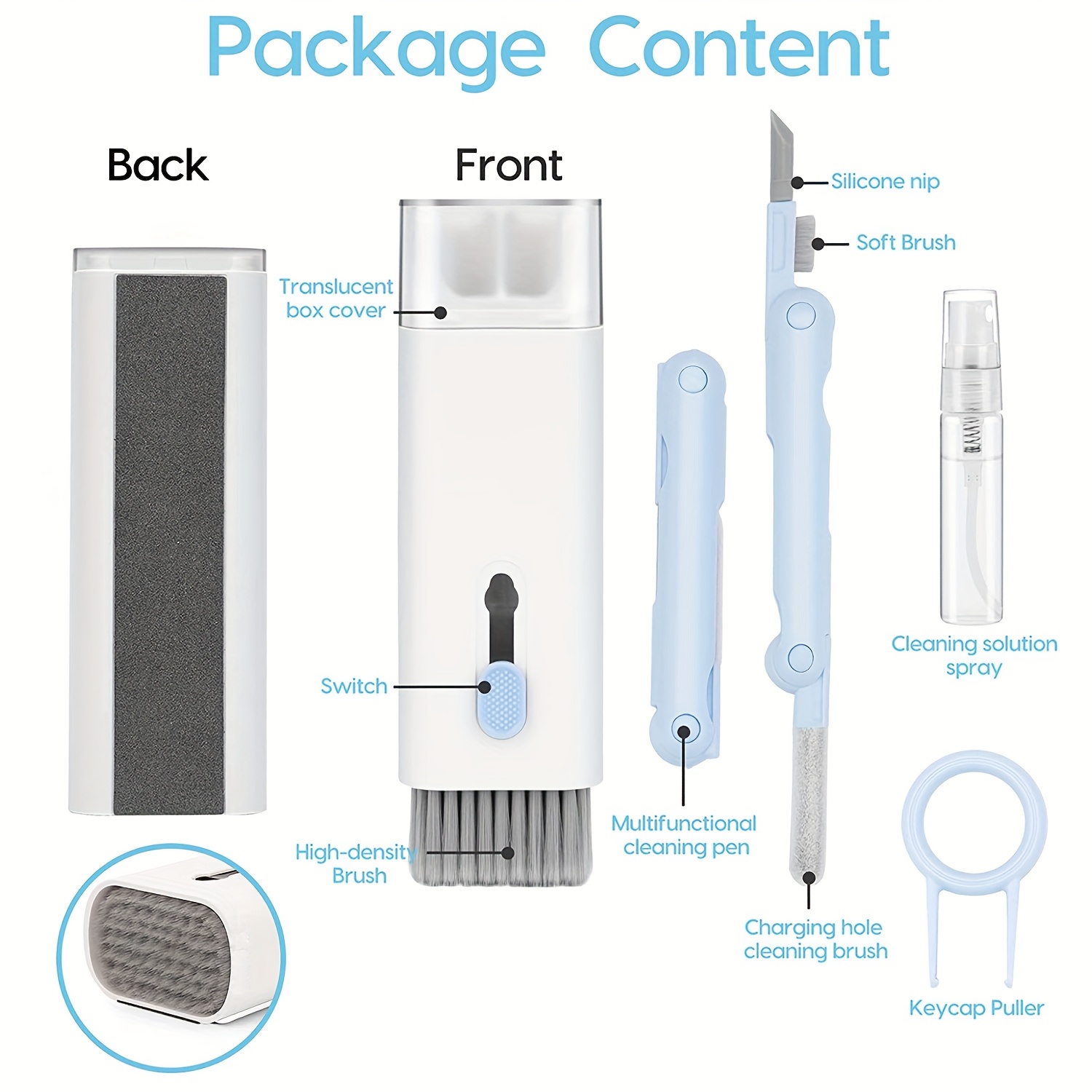 Kit de Limpeza Eletrônico 7 em - Screen Cleaning Kit avaliação e preço