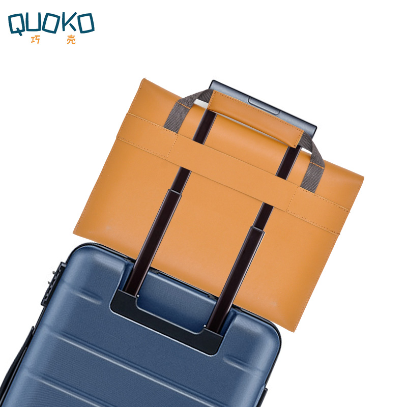 Bolsa de couro pu feminina par - Laptop Accessories Organizer Bag avaliação e preço
