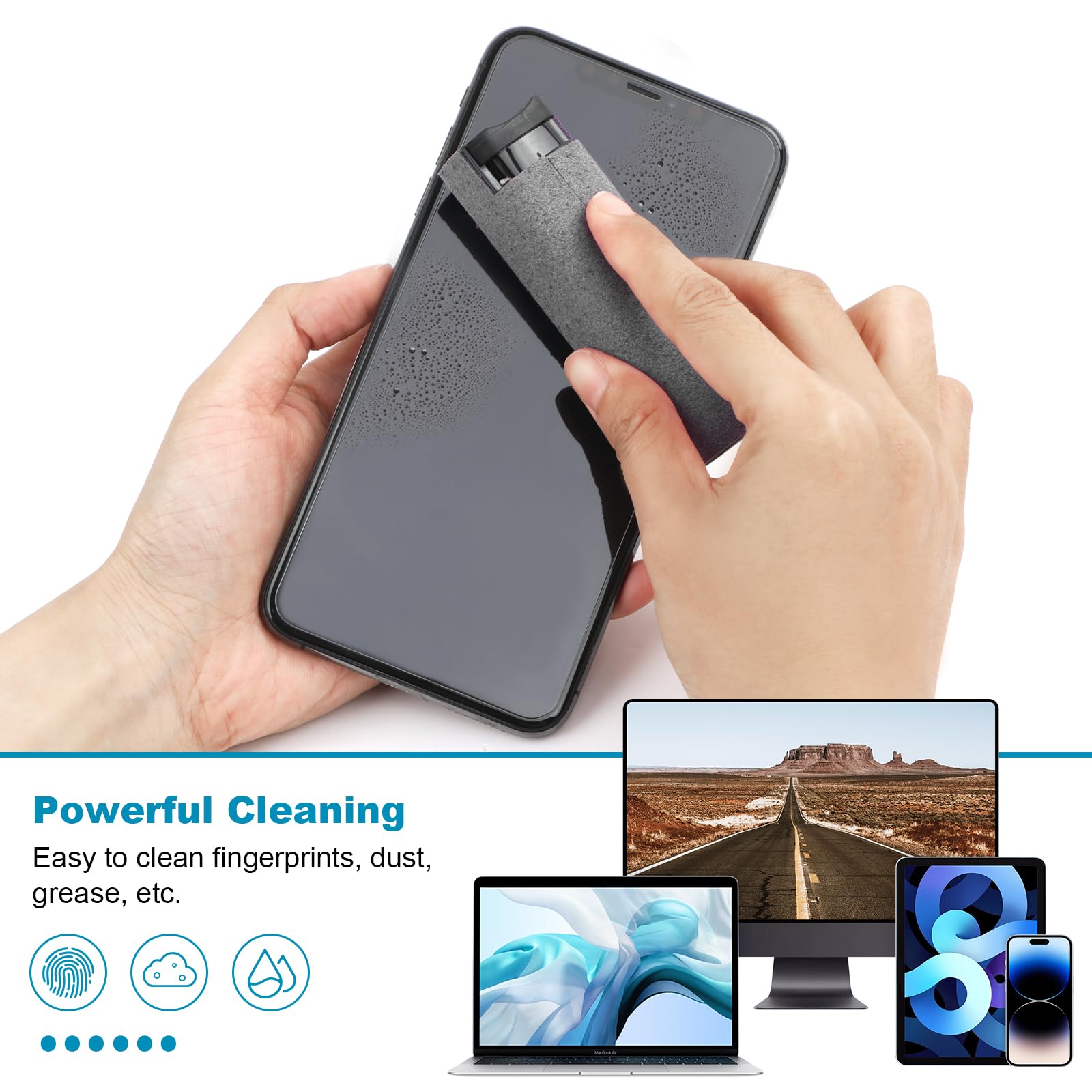 Spray de tela de celular 2 em  - Screen Cleaning Kit avaliação e preço
