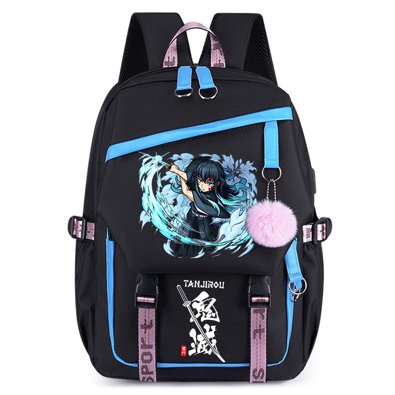 Mochila Demon Slayer com Perso - Laptop Accessories Organizer Bag avaliação e preço