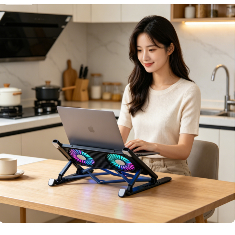 Novo Suporte de Resfriamento p - Laptop Stand Portable avaliação e preço