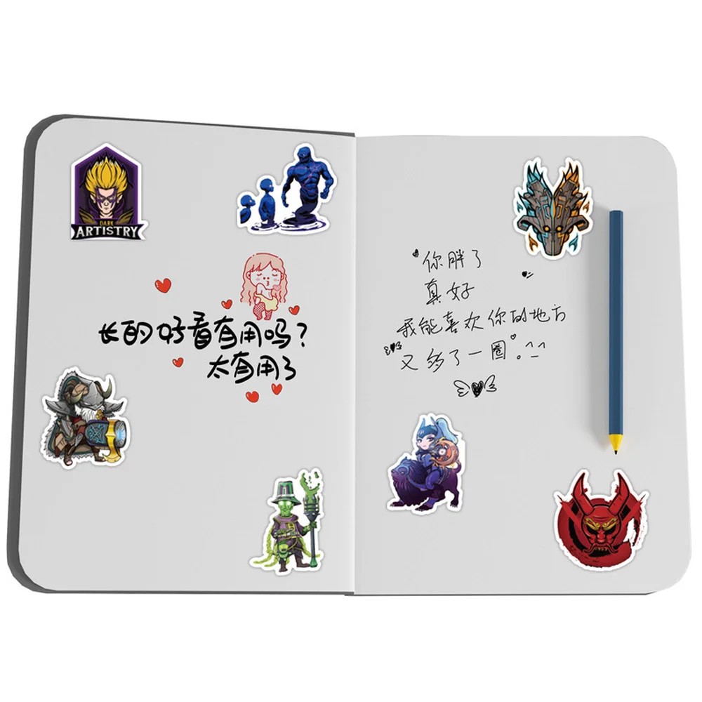 10/50 pçs dota 2 jogo engraçad - Laptop Accessories Cool avaliação e preço