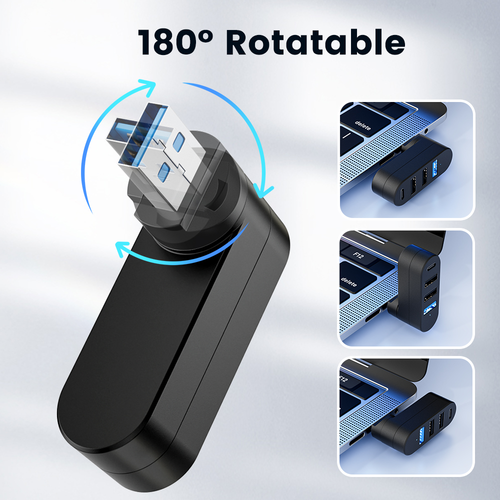 Hub USB 3.0 Mini Splitter Box  - Laptop Accessories Price avaliação e preço